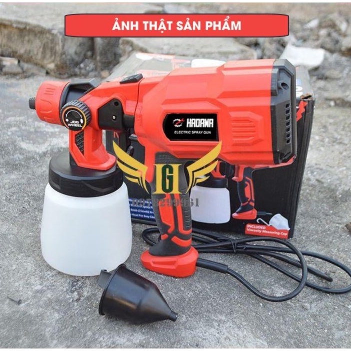 Máy Phun Sơn Cầm Tay HaDaWa 550W, Súng Phun Sơn Điện Nhập Khẩu Nhật Bản