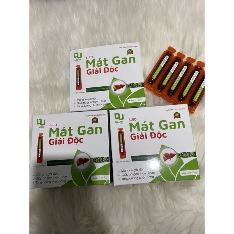 Mát gan giải độc hộp 20 ống