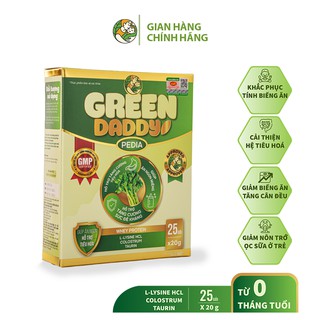 Sữa Non Green Daddy Pedia Sữa Bột từ cần tây - Dành cho trẻ biếng ăn, chậm tăng cân