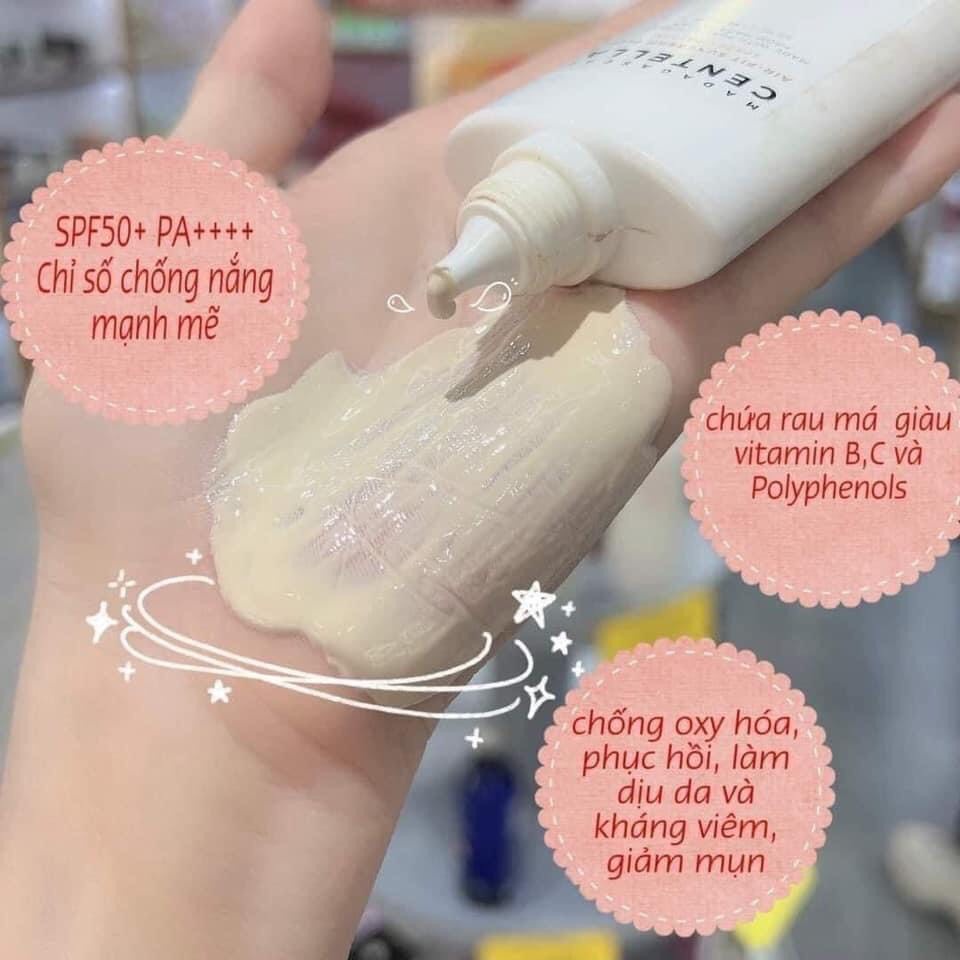Kem Chống Nắng Nâng Tông Da, Lành Tính Chiết Xuất Rau Má Skin1004 Madagascar Centella Air-Fit Suncream SPF50+/PA++++