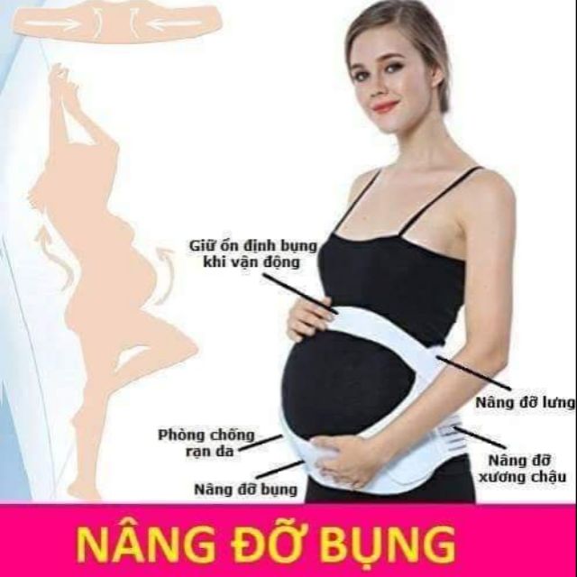 Đai đỡ bụng bầu cho các mẹ.