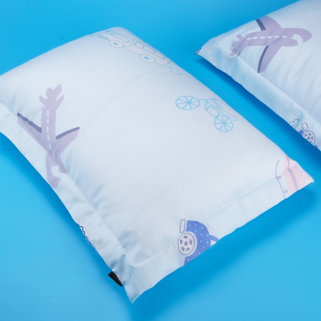 [Nhiều mẫu] 01 Vỏ Gối Nằm Em Bé Gòn Bedding Lụa Tencel 60s Hoạ Tiết 35x50cm | 40x60cm
