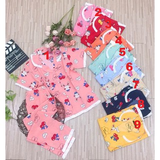 ✪ bộ ngủ pijama tay ngắn quần dài - sp0106