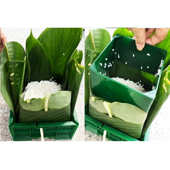 Khuôn gói bánh chưng bằng nhựa gấp thành cao cấp