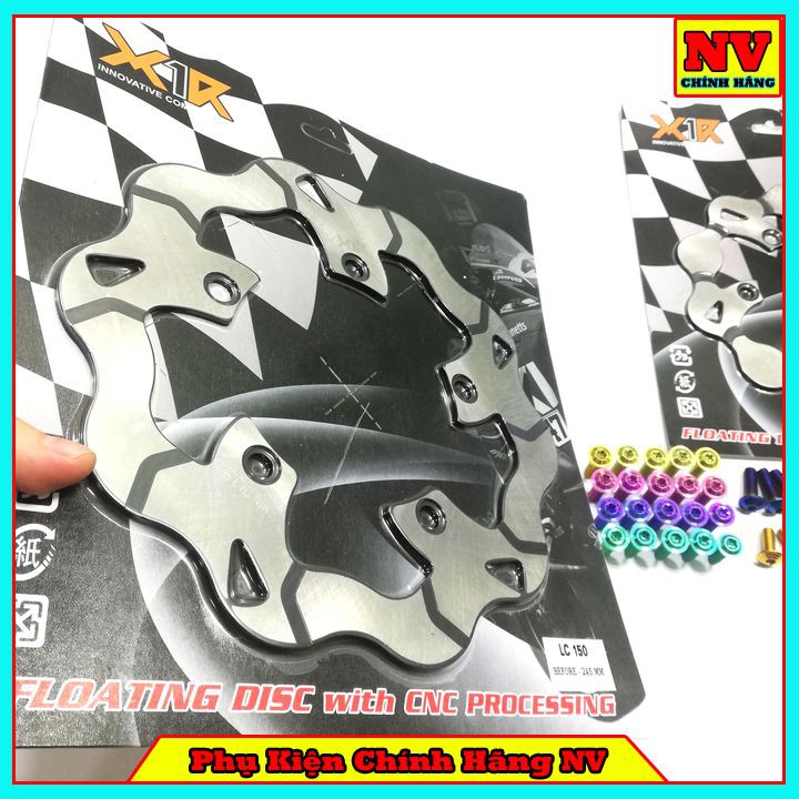 Cặp Đĩa Thắng Exciter 150 X1R Mẫu V3