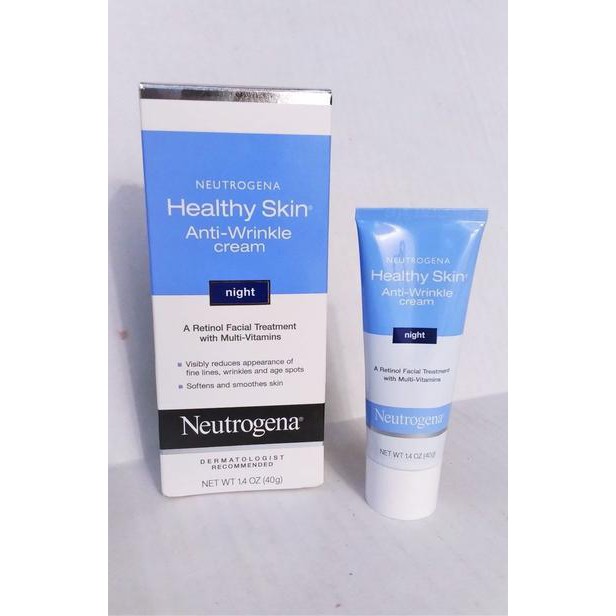 Neutrogena Healthy Skin Anti-Wrinkle Cream Night Formula Kem Dưỡng Da Và Giảm Nếp Nhăn 40g