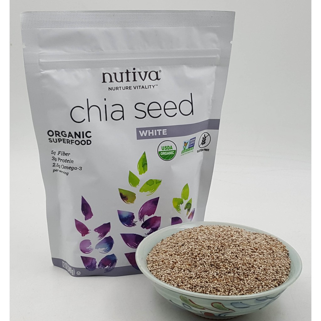 Hạt Chia Mỹ Nutiva Chia Seed DATE 2022