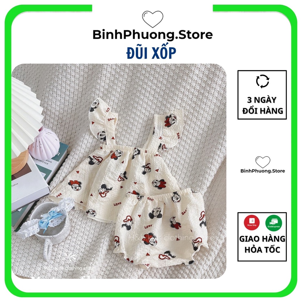 Bộ Đũi Bé Gái, Đồ Bộ Đũi Xốp Đáng Yêu Có Turban Cho Bé Gái Từ Sơ Sinh Đến 1 2 3 Tuổi Binhphuong.Store M31
