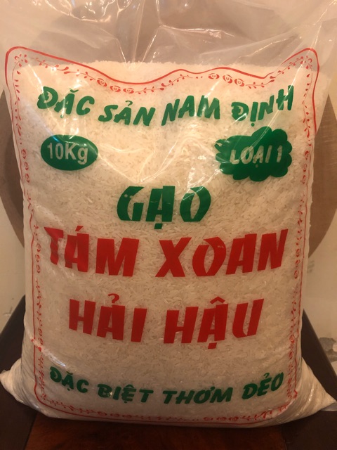 Gạo tám xoan Hải Hậu loại 1 (5kg và 10kg) - thơm ngon và uy tín