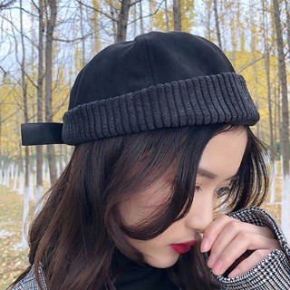 Mũ beret da lộn phong cách hip hop hàn quốc thời trang thu đông dành cho nam và nữ