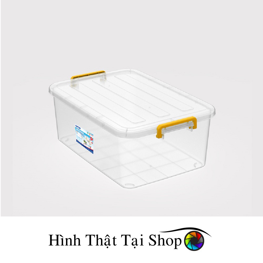 { Combo 5 } Thùng Nhựa Duy Tân Trong Suốt 10 Lít (41.2 x 27.2 x 14.5 cm) H115 Giúp bạn bảo quản đồ đạc sạch sẽ, an toàn.