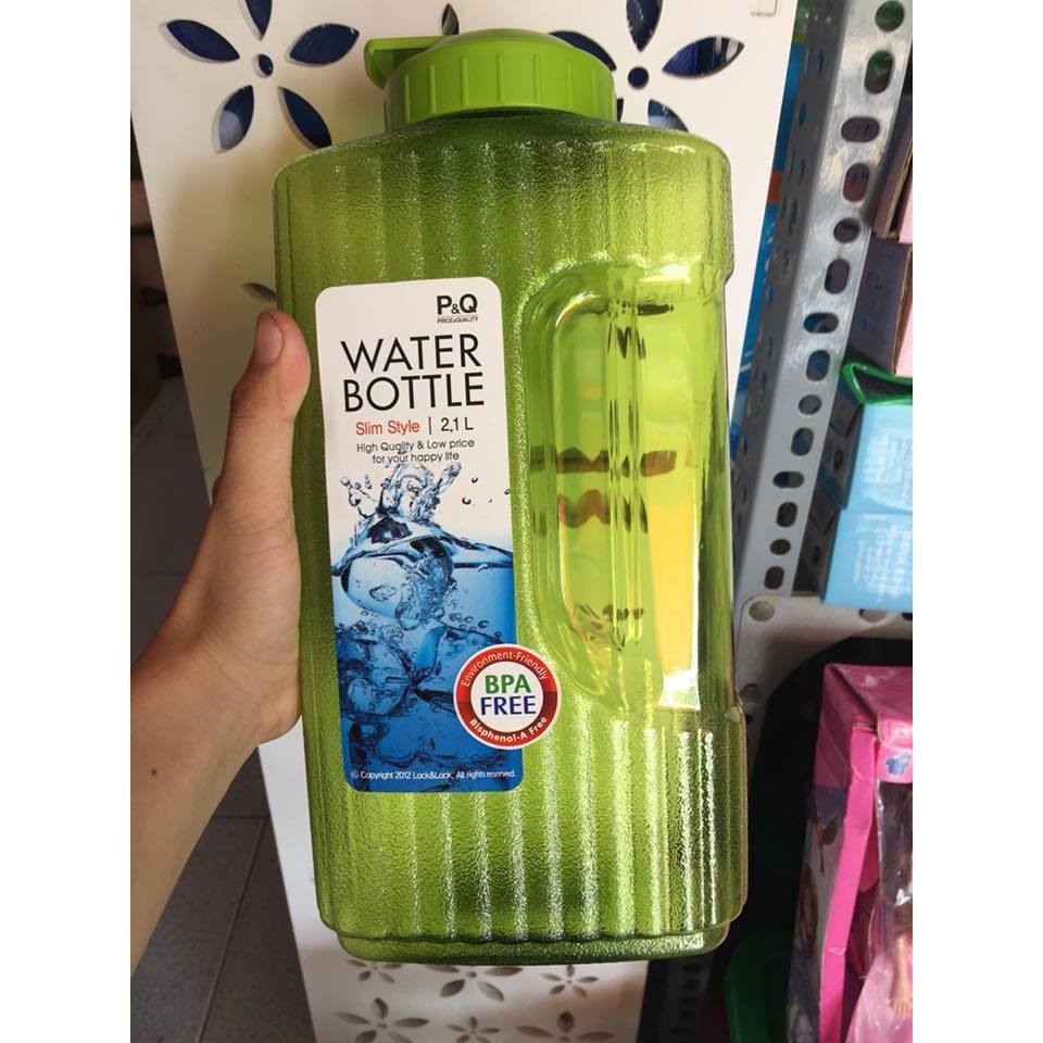 Bình đựng nước Water Bottle bằng nhựa 2.1L - đồ khuyến mãi giá tốt