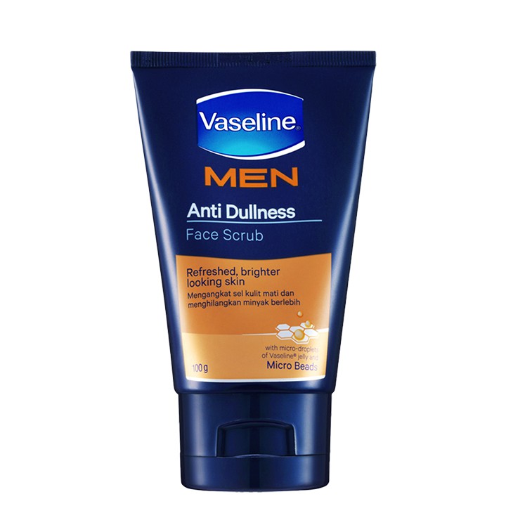 [Mã COSMDUI giảm 8% tối đa 20K đơn 150K] Sữa rửa mặt tẩy tế bào chết Vaseline Men 100g