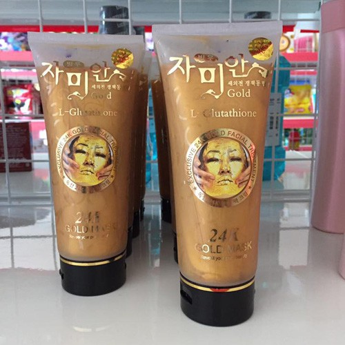 [AUTH] Mặt nạ gel lột trắng da dát vàng 24k Hàn Quốc - Gold Mask L-Glutathione