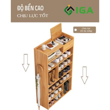 Kệ giày gỗ đa tầng tiết kiệm không gian kềm ngăn tủ tiện lợi - GP159