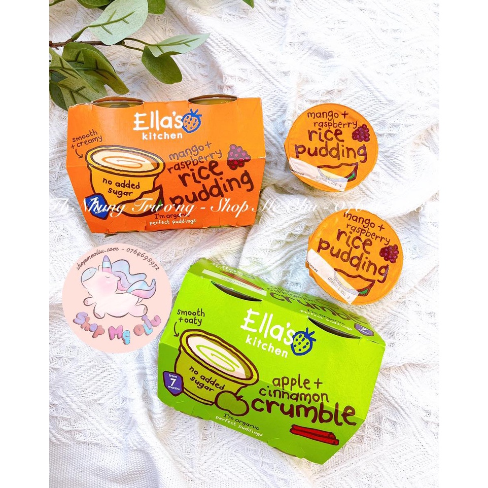 Pudding Ella cho bé từ 7 tháng tuổi