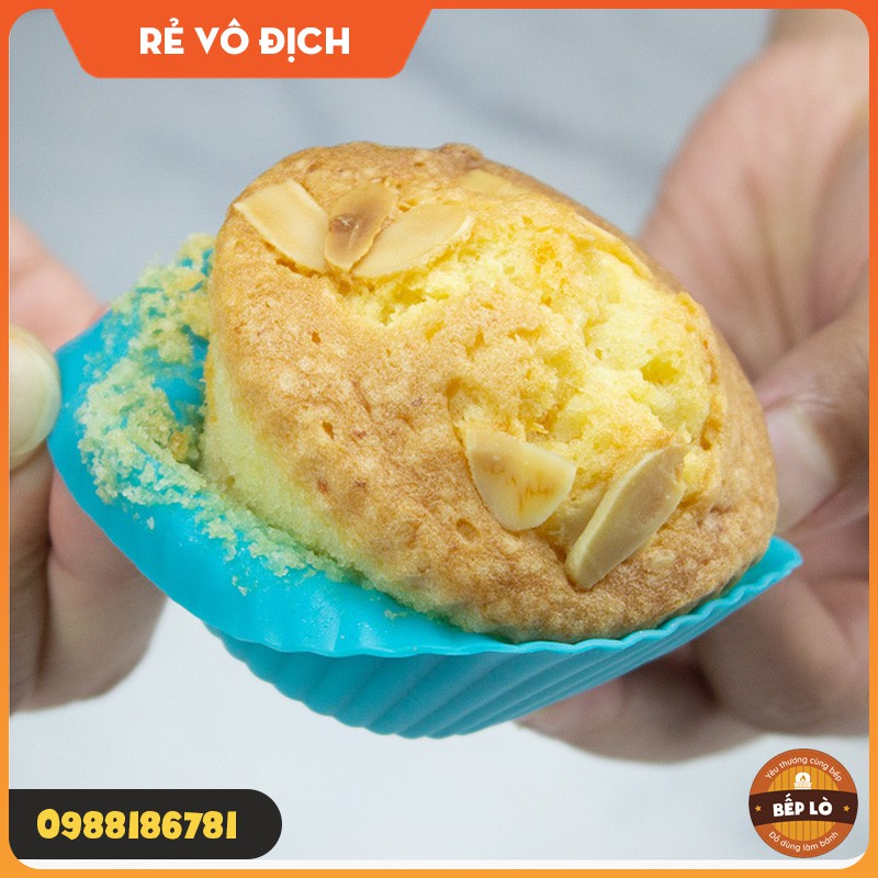 Dụng cụ làm bánh - Khuôn Cupcake Muffin Silicon Làm Bánh Cupcake