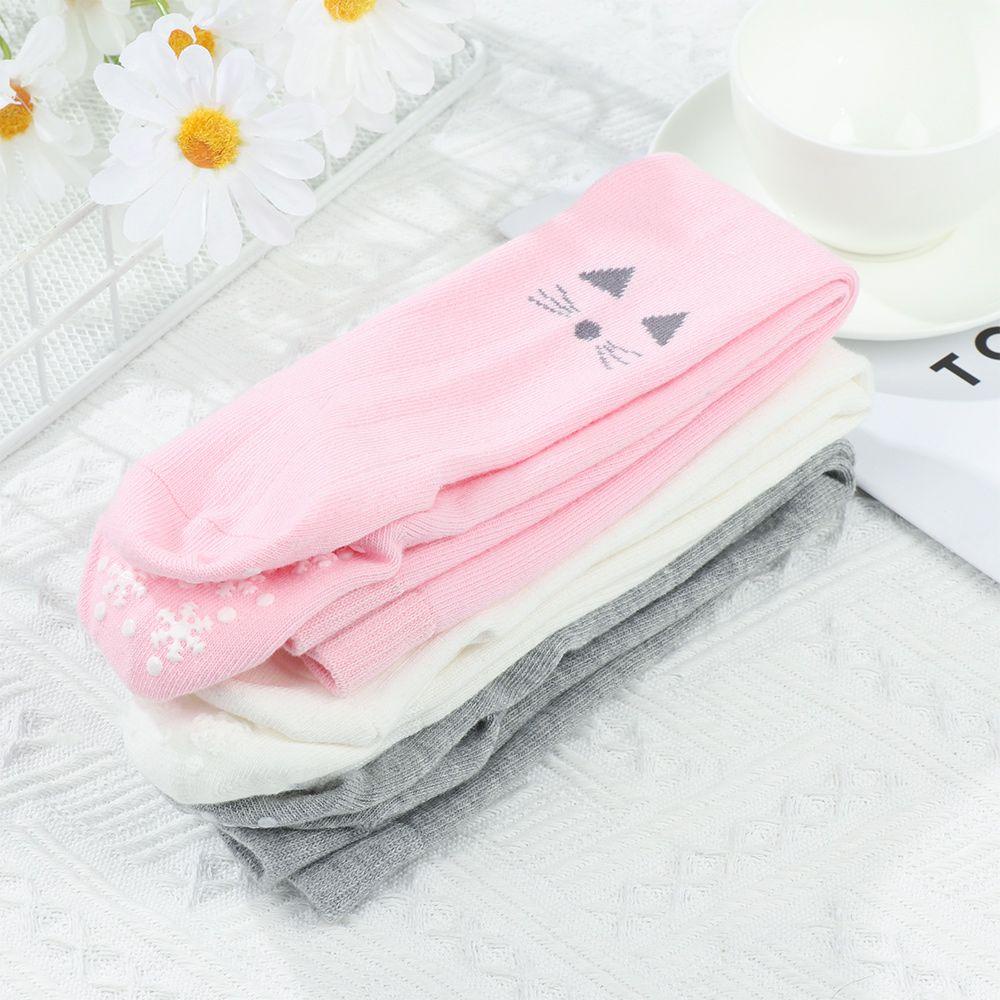 Vớ Cotton Trơn Chống Trượt Chống Lạnh Bảo Vệ Cho Trẻ Sơ Sinh