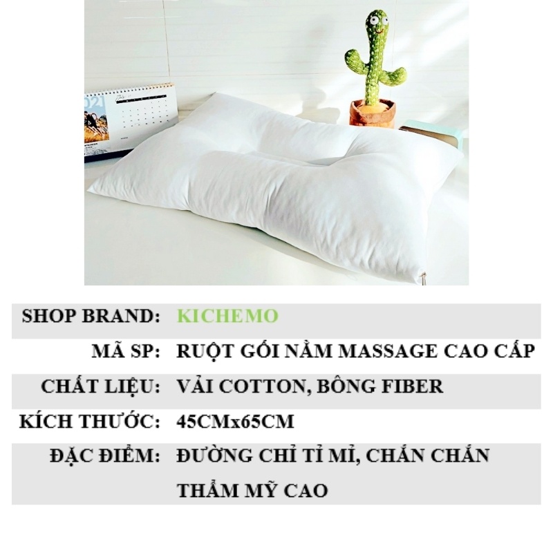 Ruột Gối Nằm Massage Cao Cấp 45x65 cm