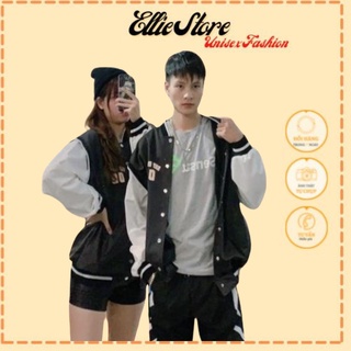 Áo Bomber Kay 09 Áo Khoác Không Cổ Có Cúc Bấm Chất Liệu Kaki Chất Đẹp Ellie Store_Mã 112