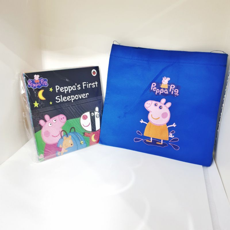 [Mã LIFEXANH03 giảm 10% đơn 500K] Túi tặng kèm bộ Peppa pig 10 cuốn (file mp3)