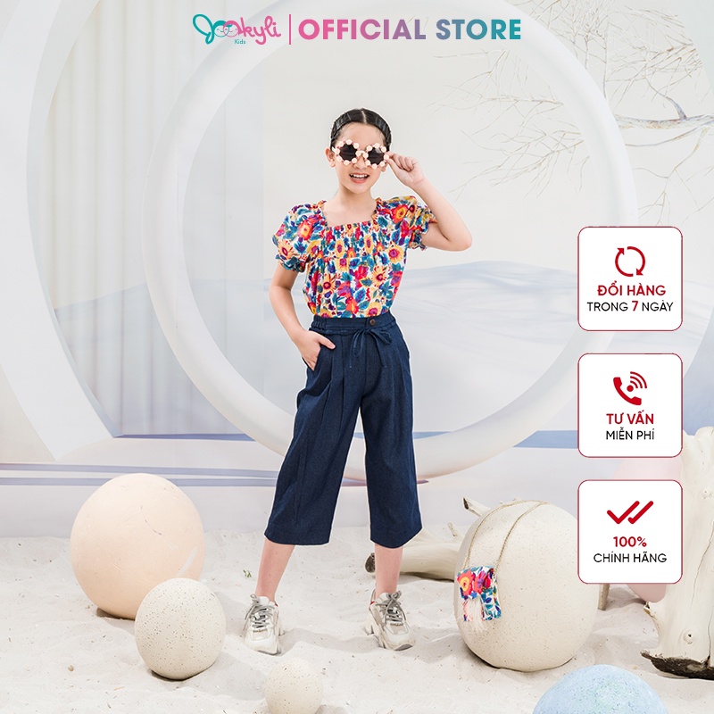 Quần bé gái JOOKYLI Culottes lửng 22G0977