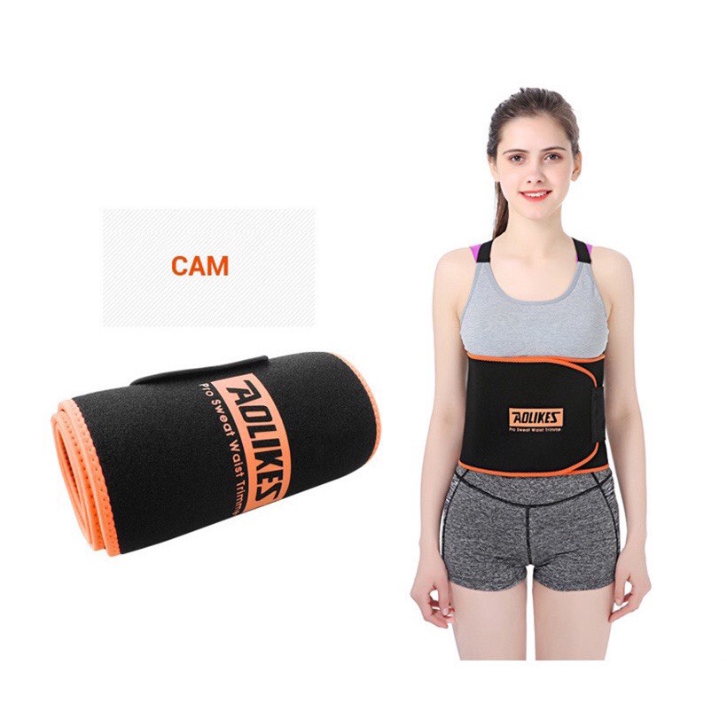 Đai quấn nóng giảm mỡ bụng, tập YOGA, GYM chính hãng Aolikes- ORI STORE