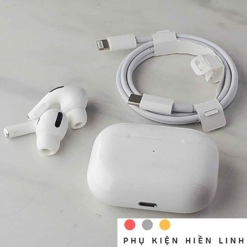 Airpods Pro tai nghe không dây bluetooth cảm biến đa điểm, định vị, đổi tên âm thanh cực chuẩn