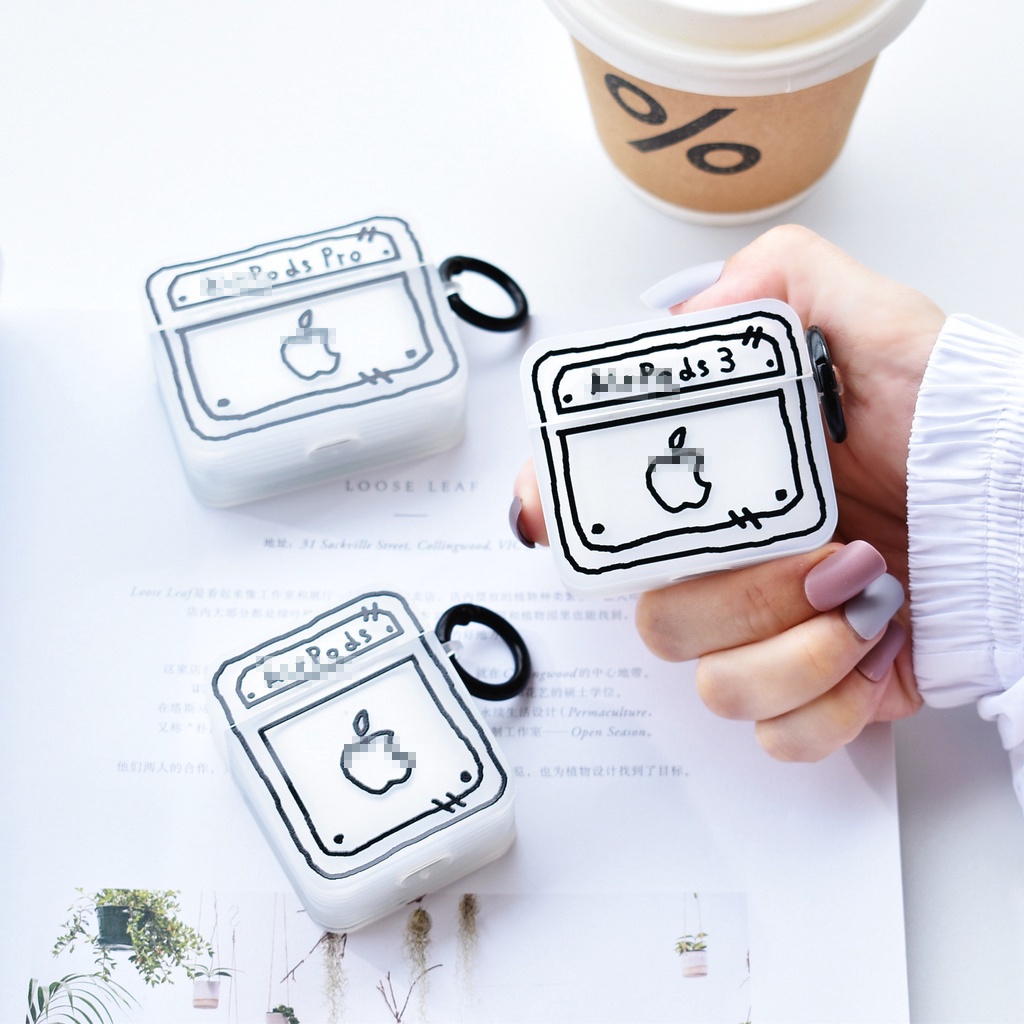 Personalized hand-painted pattern headphone case for APods3gen case headphone case 2021 new for APods3 headphone case compatible with APodsPro case APods2gen case