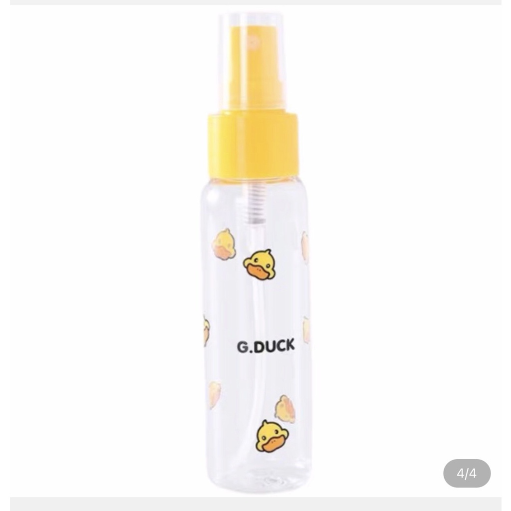 Bình chiết dạng xịt Vịt vàng G-Duck dung tích 50ml 60ml 80ml 100ml