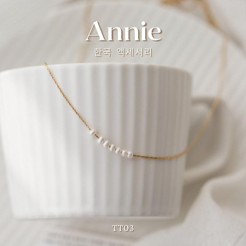 Dây chuyền ngọc trai nhân tạo sợi mảnh phong cách nữ tính ANNIE TT03