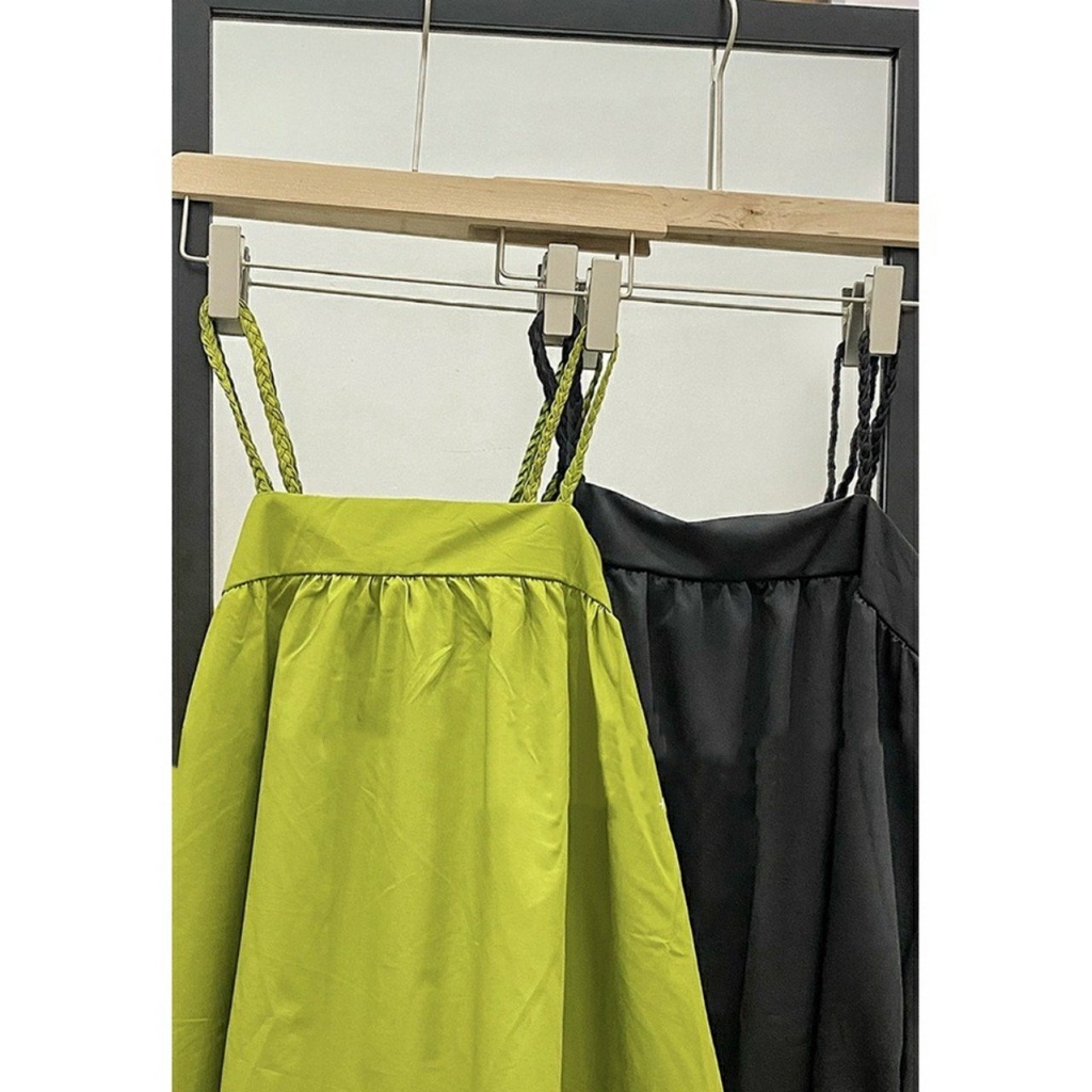 Váy babydoll dáng suông 2 dây tết vai nhiều màu xinh hot trend V339