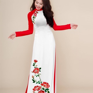 Vải áo dài lụa nhật nguyên bộ