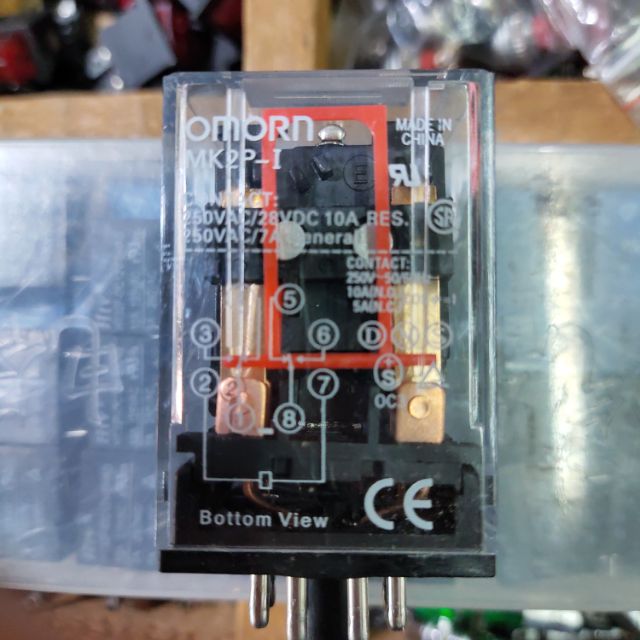 Relay Rơ le trung gian 10A 8 chân tròn , 11 chân tròn