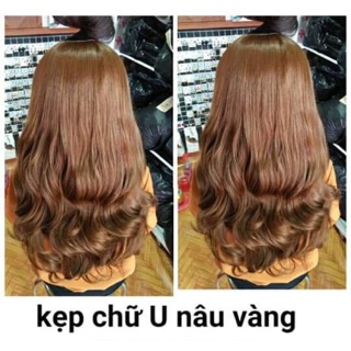 Tóc giả kẹp chữ U cao cấp có sẵn tại shop