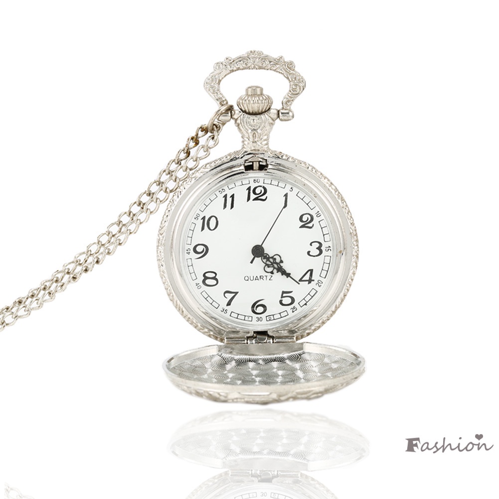 Đồng Hồ Bỏ Túi Hình Tàu Lửa Phong Cách Vintage