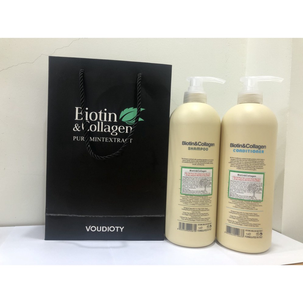 Giá Hot Dầu Gội Cặp, Dầu Gội - Xả Biotin Collagen - Dưỡng Tóc, Cung Cấp Độ Ẩm,Kích Thích Mọc Tóc, Phục Hồi Hư Tổn