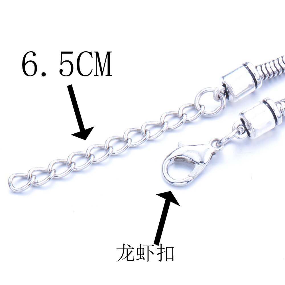 Vòng tay charm hạt mặt hình trái tim cho nữ