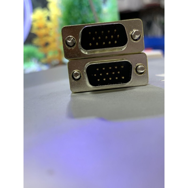 Đầu nối dài dây vga 15 chân, nối dài 2 sợi dây vga 2 đầu âm, ( cái )