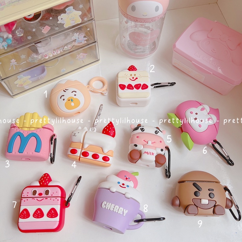 Bao Airpods 1/2 silicon dẻo