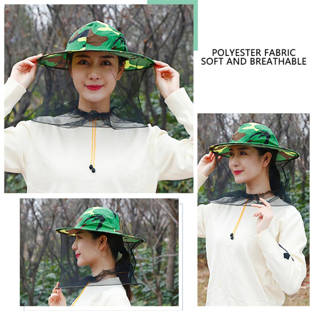 1 Mũ Cao Bồi Chống Ong Đốt / Côn Trùng Bảo Vệ Mặt K2R7