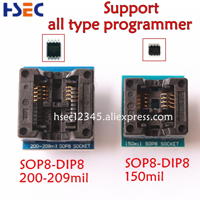 Đế nạp rom SOP8 150mil .kienstore358