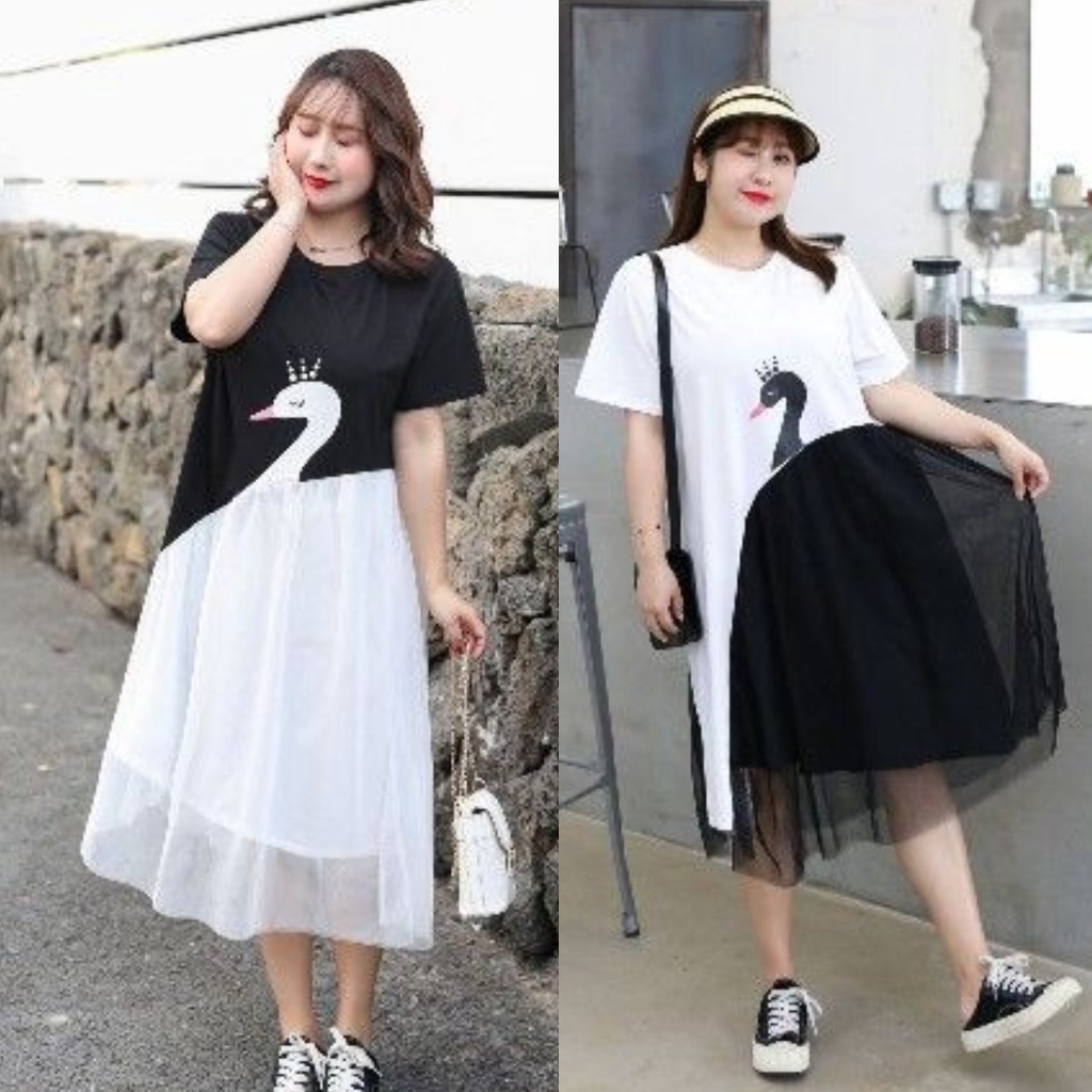 Đầm Dài Tay Ngắn Dáng Rộng Có size Lớn (40-100kg) Cho Nữ
