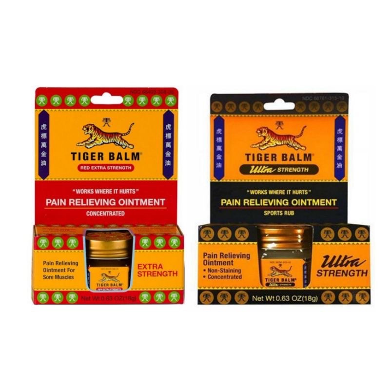 Dầu cù là con hổ Tiger Balm xoa bóp giảm đau hàng Mỹ