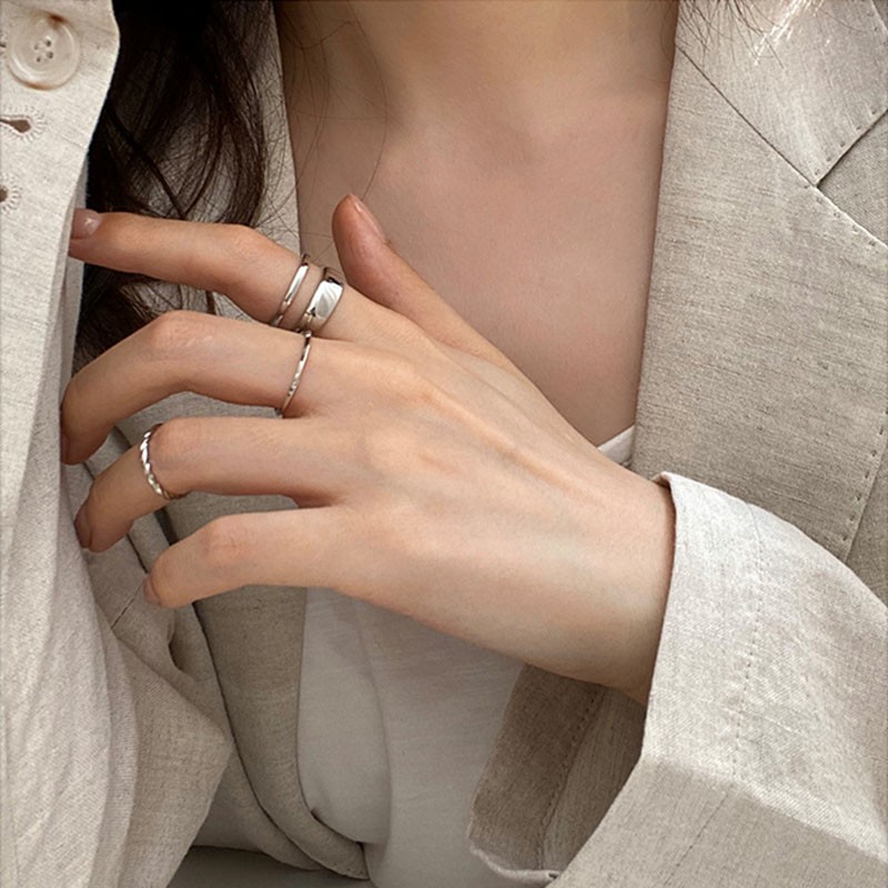 Bộ 7 chiếc nhẫn thời trang cổ điển cho nữ