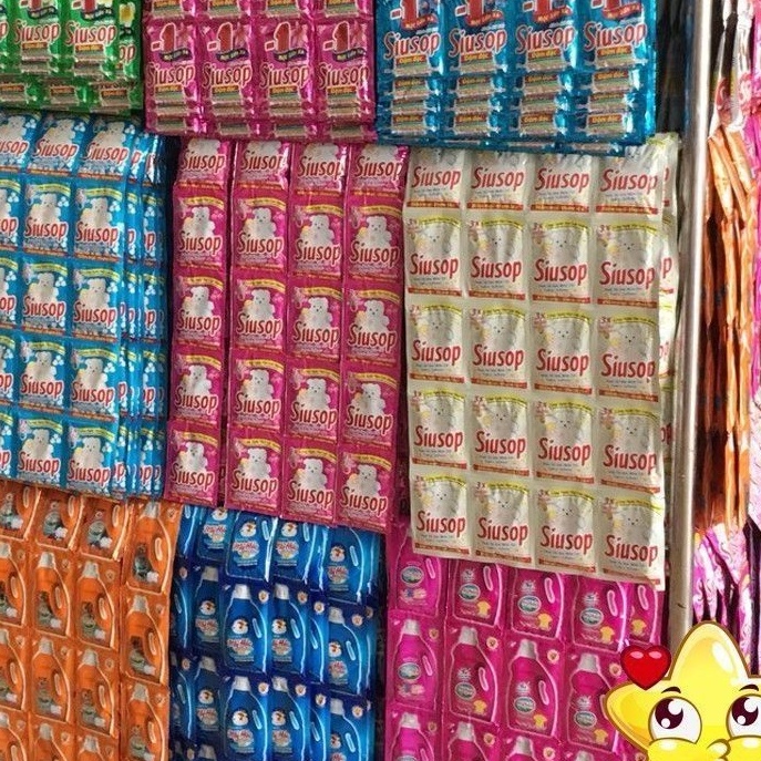 Nước xả vải SIUSOP 10 gói = 1 dây ( Có 9 mẫu chọn thoải mái ạ )