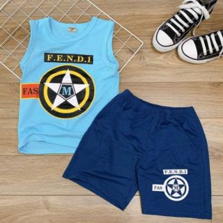 Bộ sát nách FENDI bé trai(uyendo)
