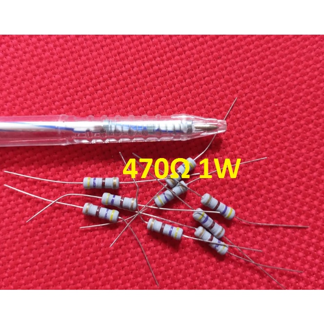 Điện Trở 1W 22ôm 220r 470ohm 1K