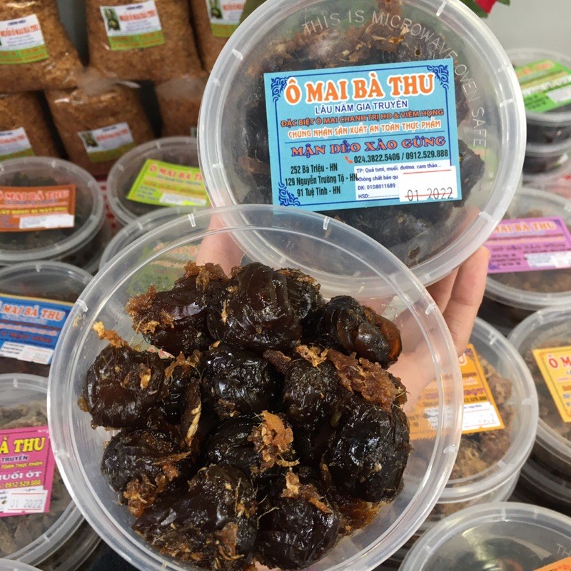 Ô mai Bà Thu các vị mơ, mận