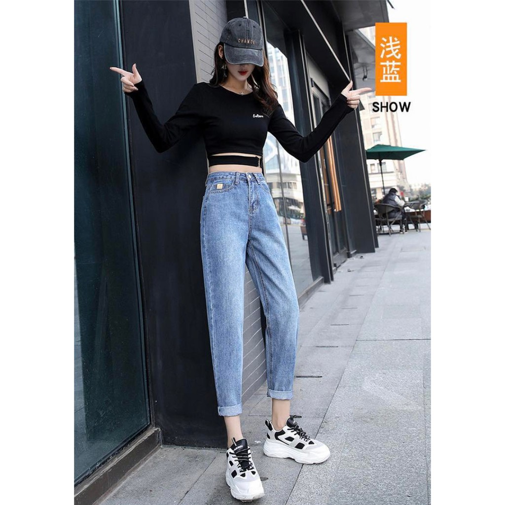 Quần jean nữ ,quần bò BAGGY ống suông đứng hottreed 2021 | BigBuy360 - bigbuy360.vn